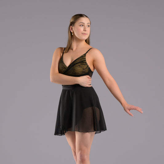 Black Classical Ballet Wrap Skirt