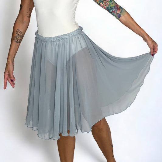 Glacier Blue Pirouette Pull-On Ballet Skirt
