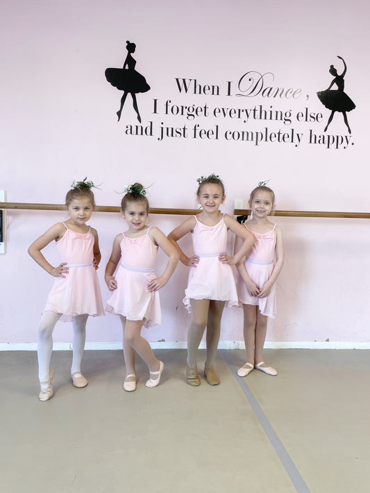 ballet class dress code chiffon skirts