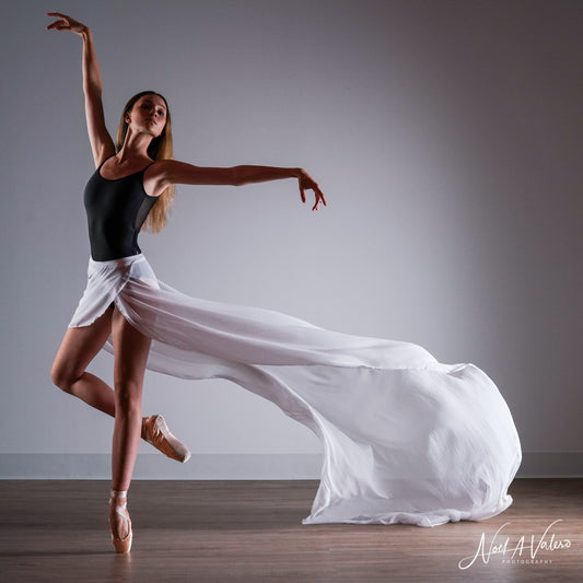 Photoshoot-Ready Added Length Contemporary Wrap Ballet Skirt