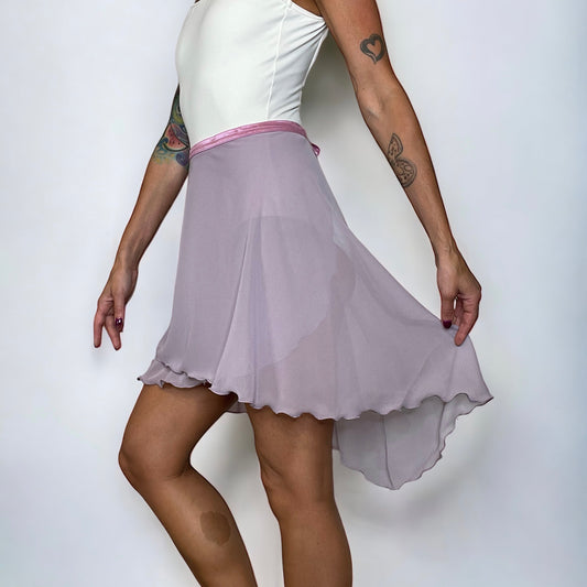 Lavender Mist Contemporary Ballet Wrap Skirt