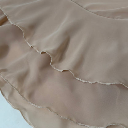 Flutter Ballet Wrap Skirt - Nude Chiffon