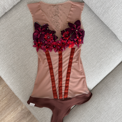 designer dress couture bodysuit