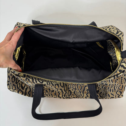 leopard duffel bag gym bag