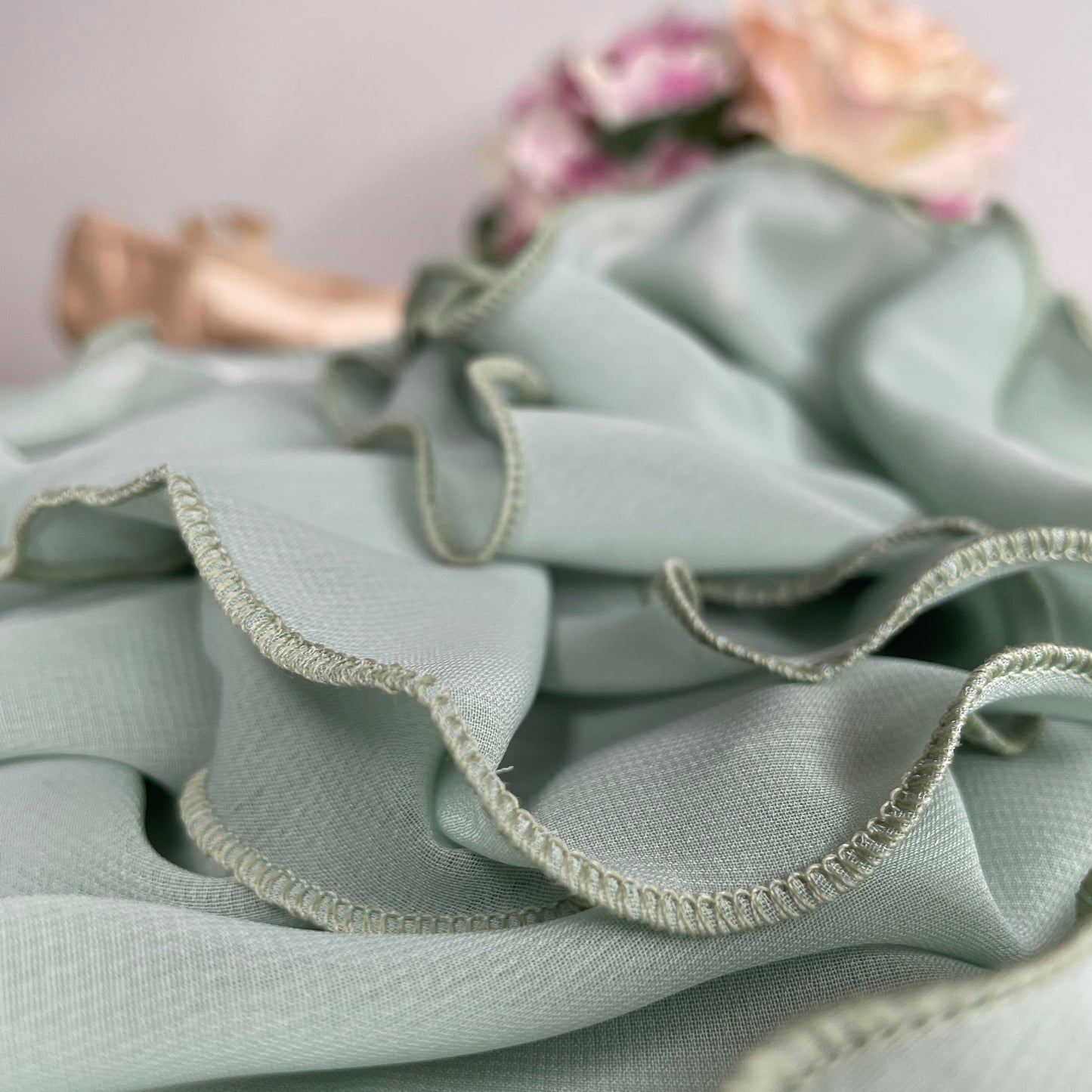 light green chiffon ballet skirt