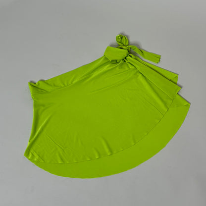 neon green ballet mini skirt