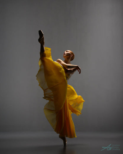 photoshoot flying skirt yellow dance photography