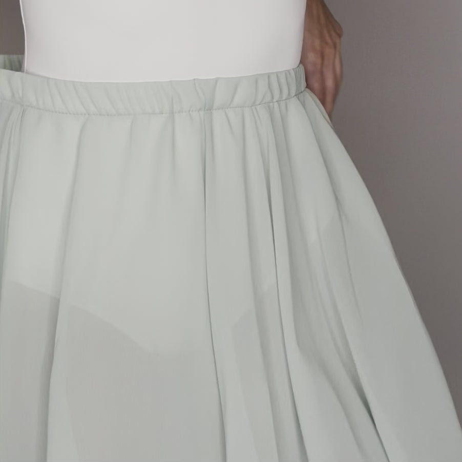 light green ballet rehearsal skirt