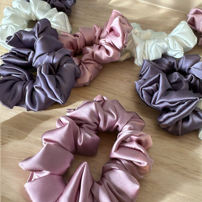 silk scrunchies 3 pack