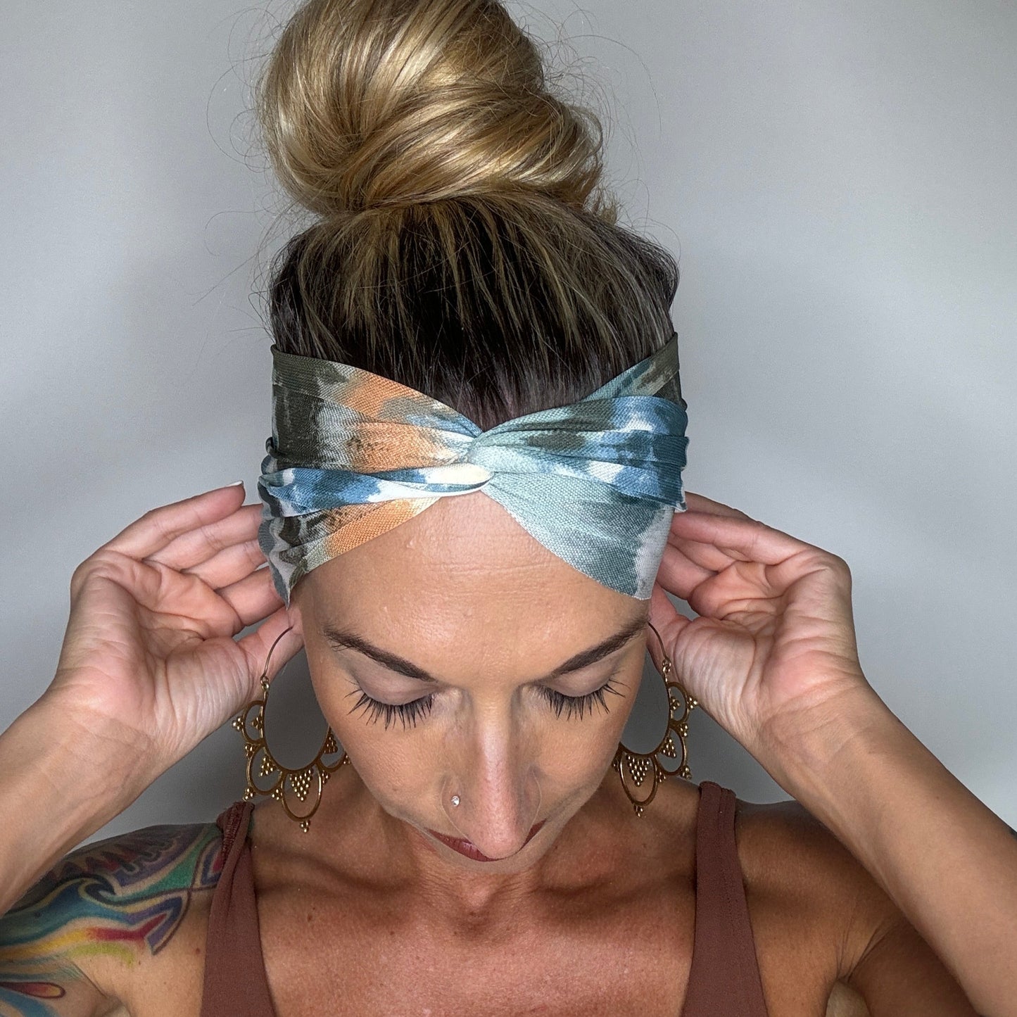 tie dye headband unisex