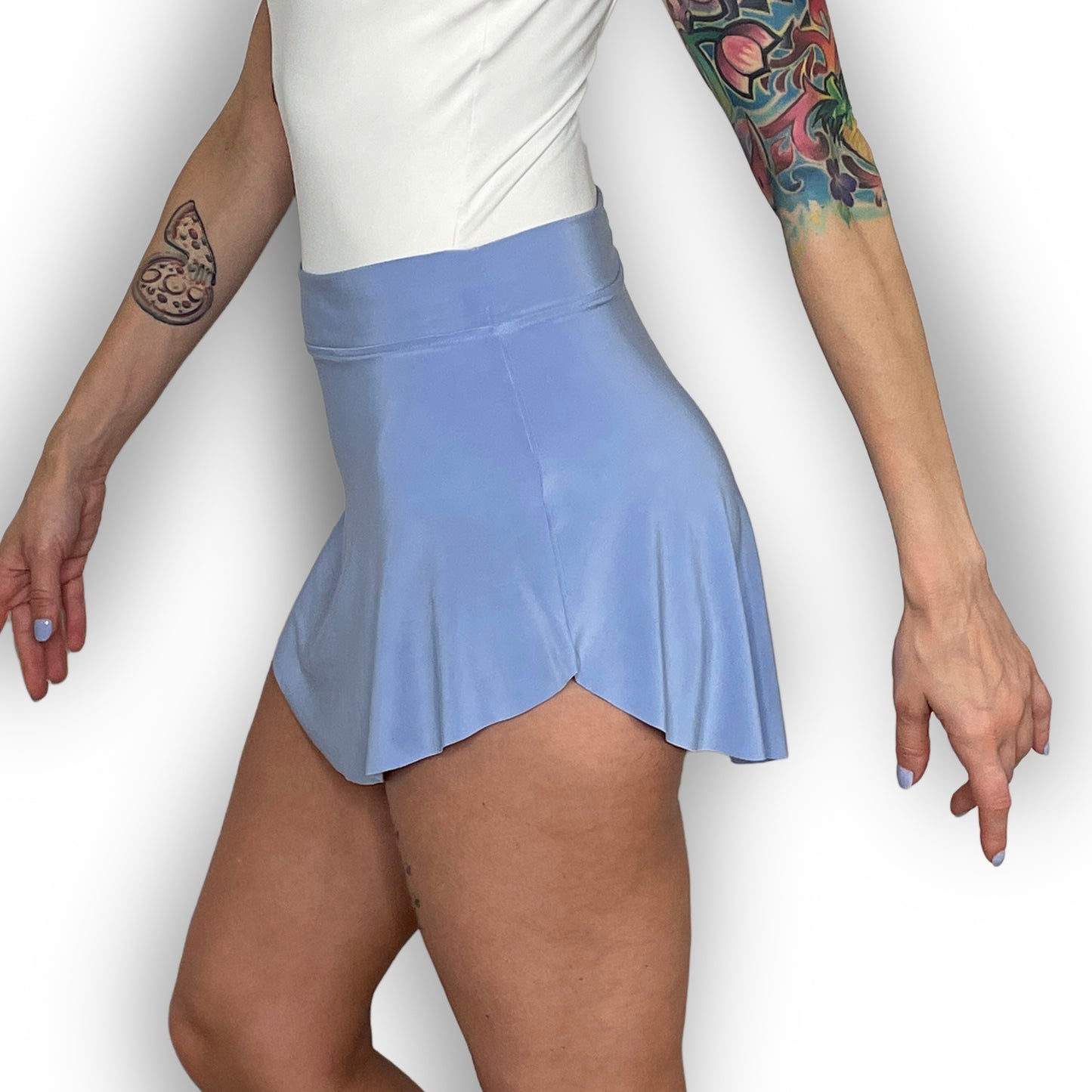 women ballet skirt blue