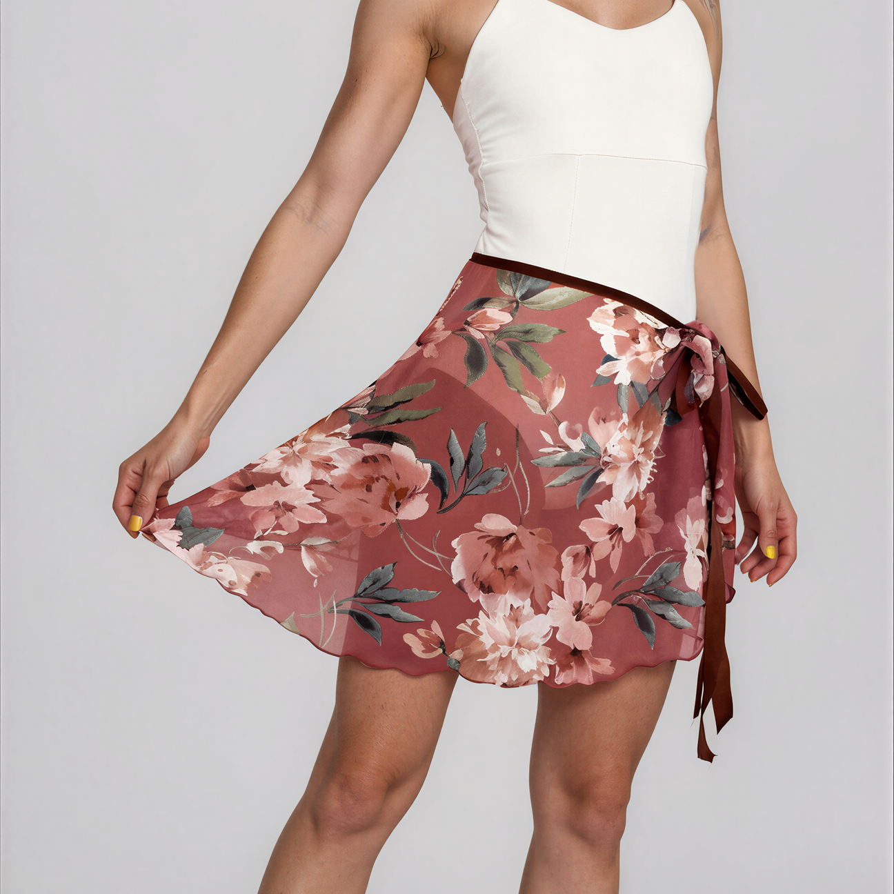Limited Edition Chiffon Ballet Wrap Skirt - Womens Classical Autumn Reverie Skirt