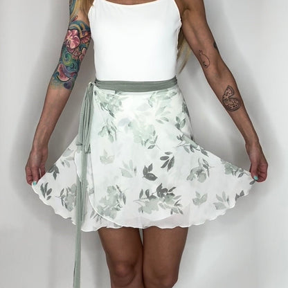 women floral print ballet skirt