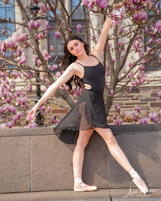 women dance skirt black