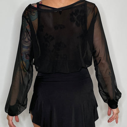 womens sheer mesh top